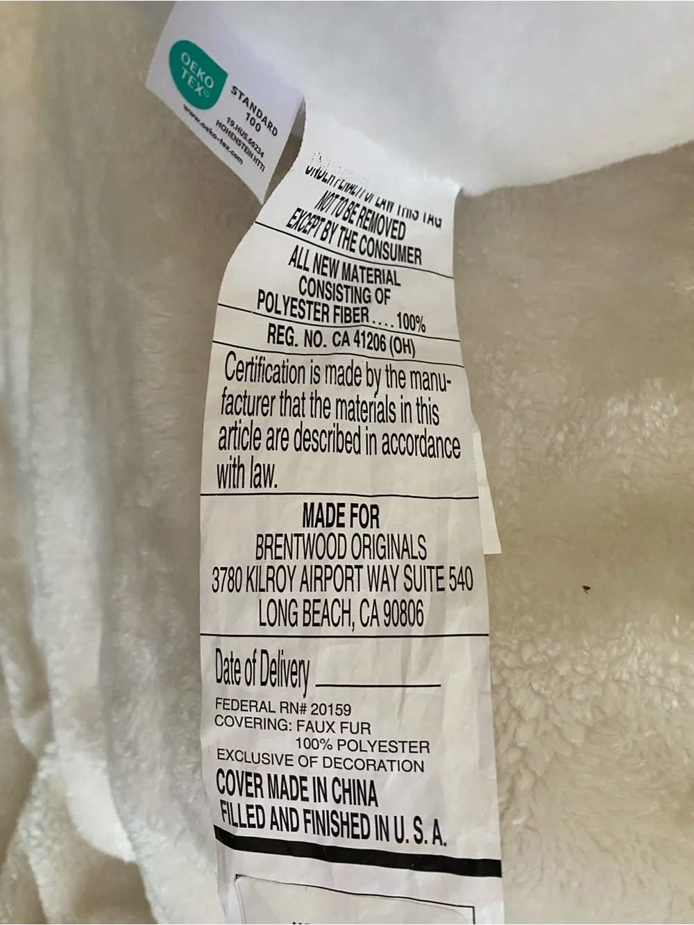 Adorable Plush Snowman Pillow from Costco